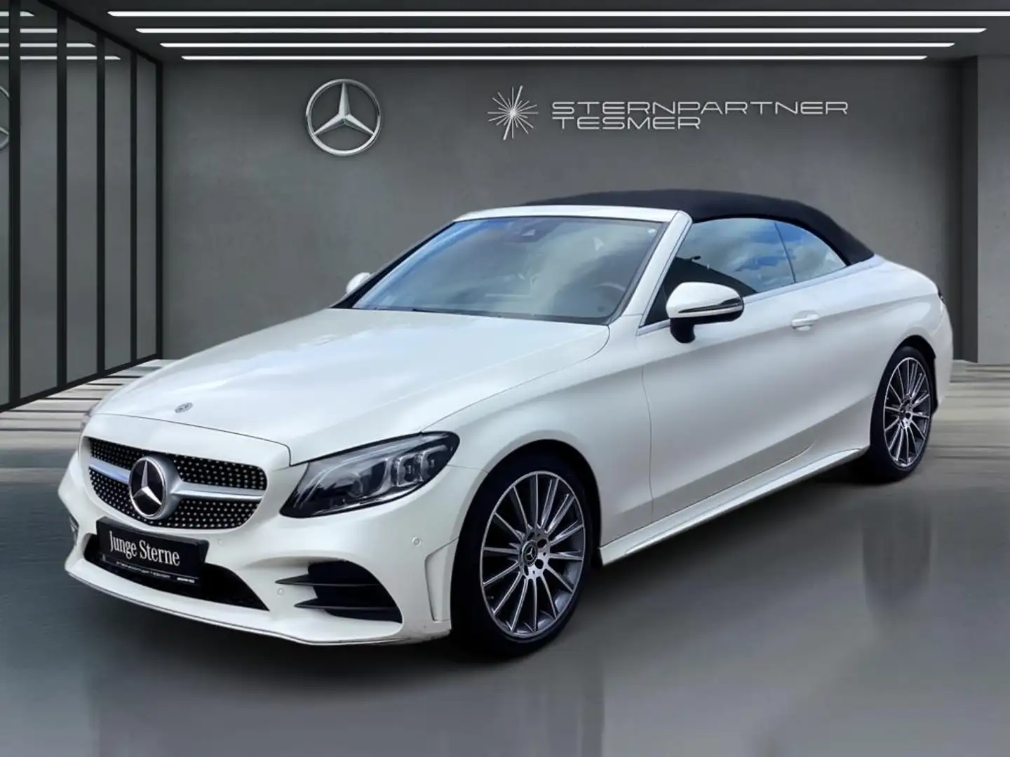 Mercedes-Benz C 200 +AMG+KAMERA+Airscarf+AHK+Sitzlüf+Ambi+Burm Weiß - 2
