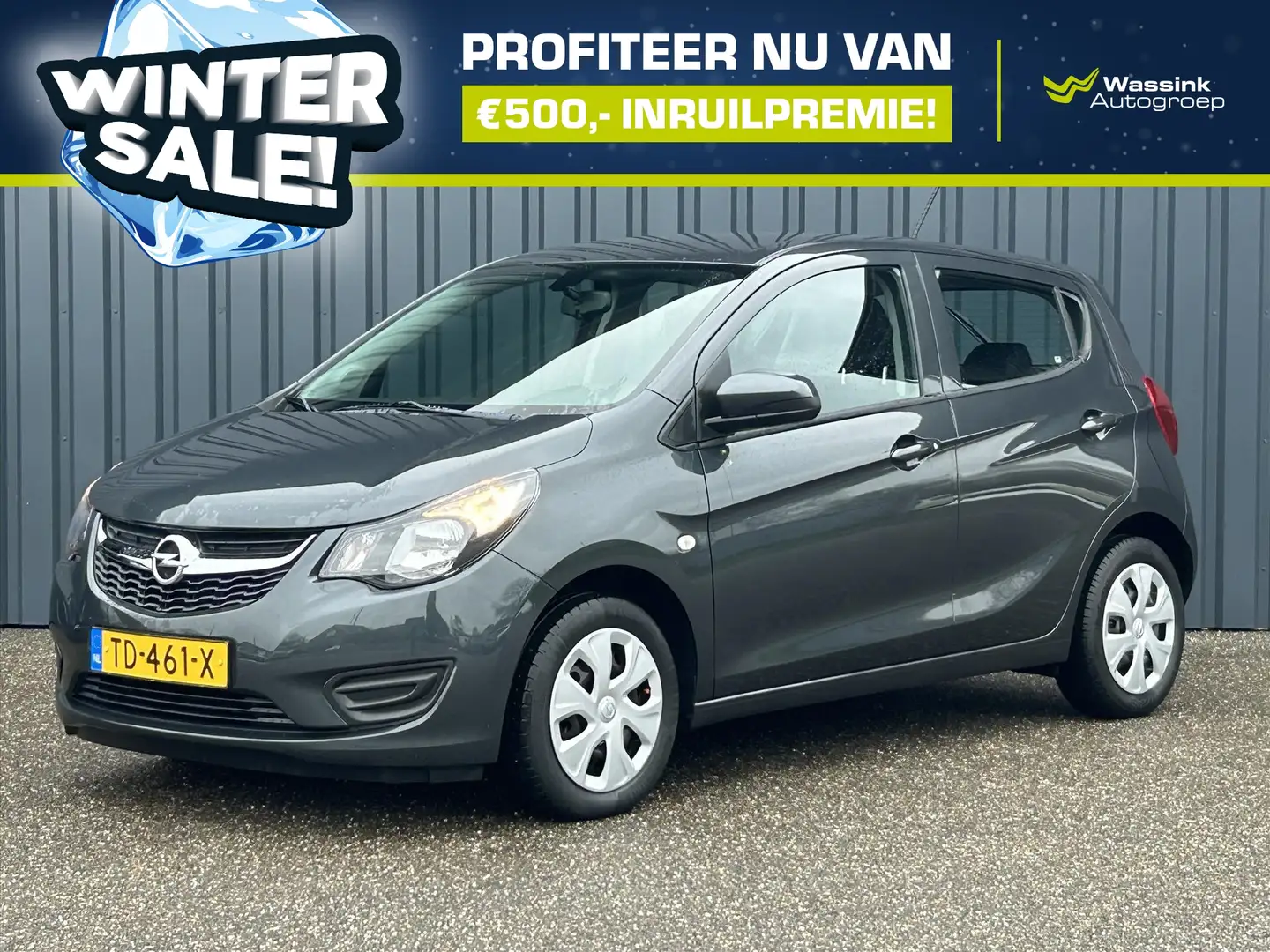 Opel Karl 1.0 75pk Edition WINTERSALE | Navigatie | Airco | Gris - 1