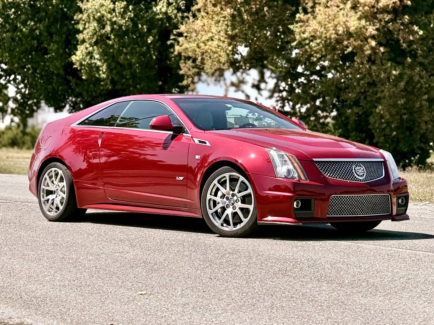 Cadillac CTS CTS Coupe 6.2 V8 Supercharged auto Rosso - 2