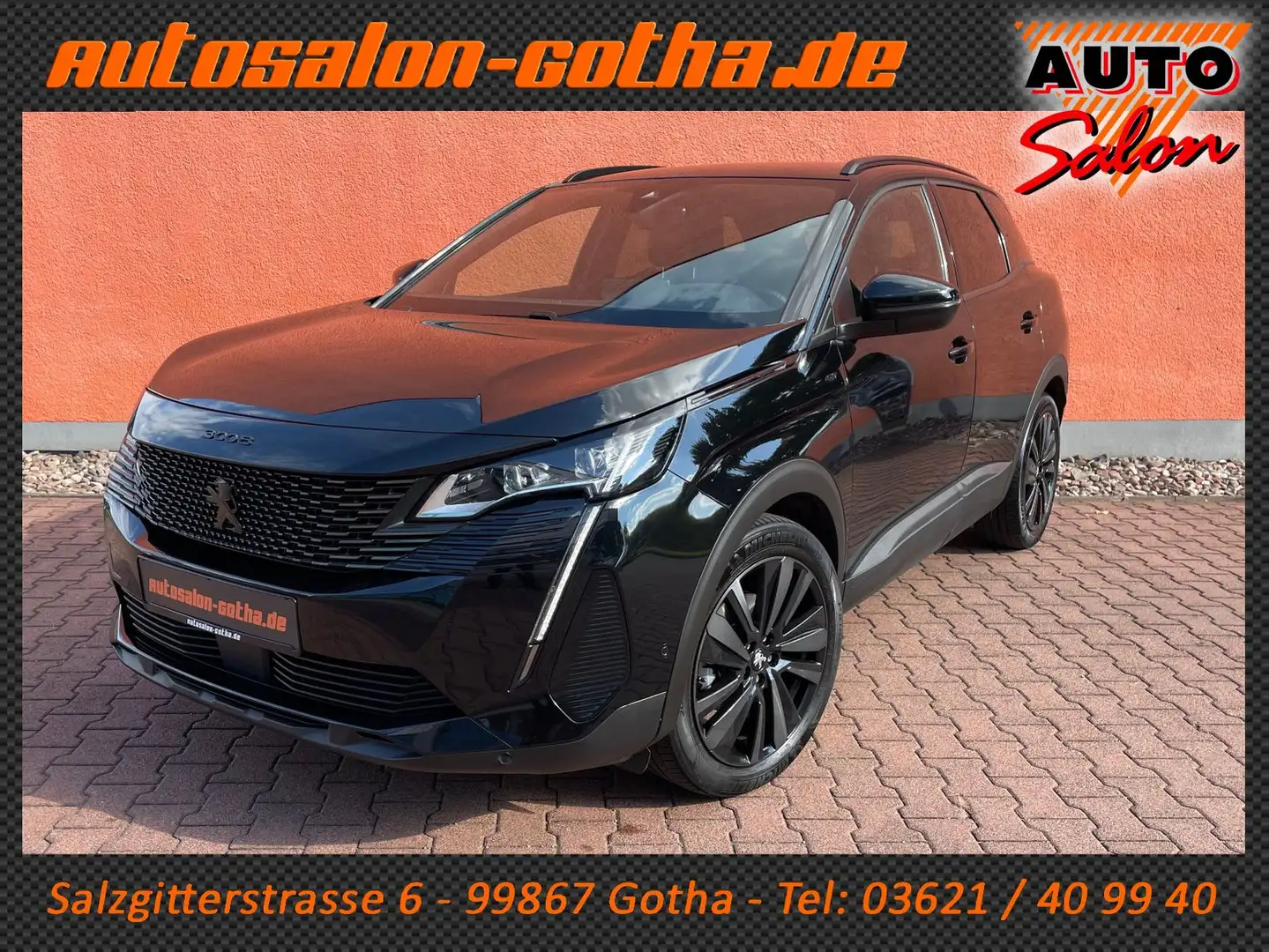 Peugeot 3008 GT BlueHDi 130 EAT8 NAVI+AHK CAM ACC LED Negro - 1