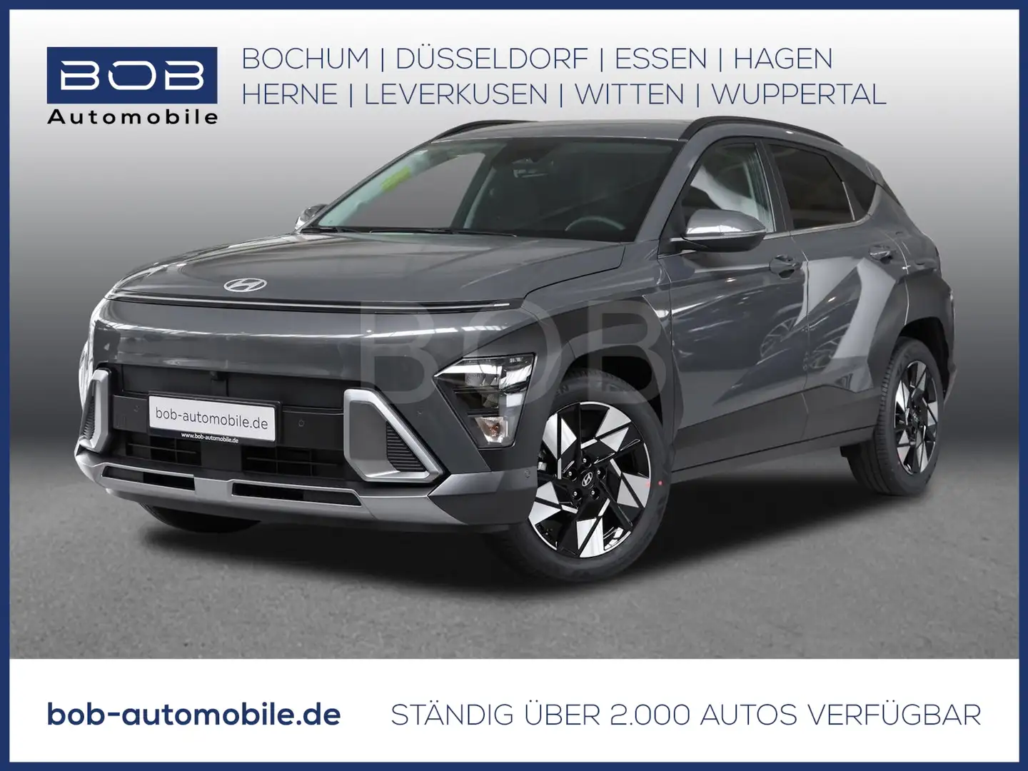 Hyundai KONA SX2 HEV 1.6GDI 6-DCT TREND Assistenz-P. Grau - 1