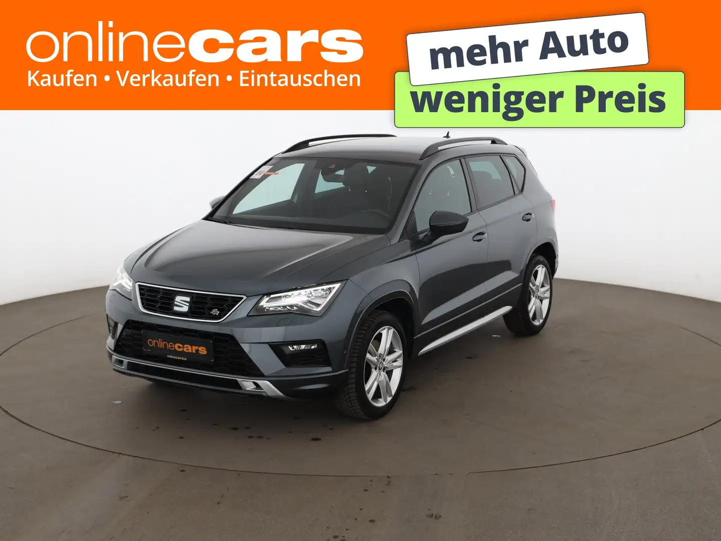 SEAT Ateca 1.4 TSI FR LED AHK RADAR NAVI SITZHZG R-CAM Grau - 1