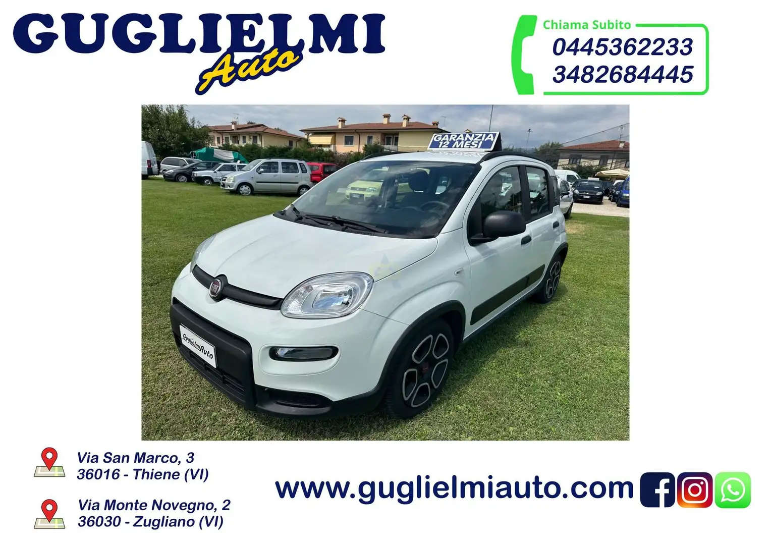 Fiat Panda Panda 1.0 FireFly S&S Hybrid City Life Blanco - 1