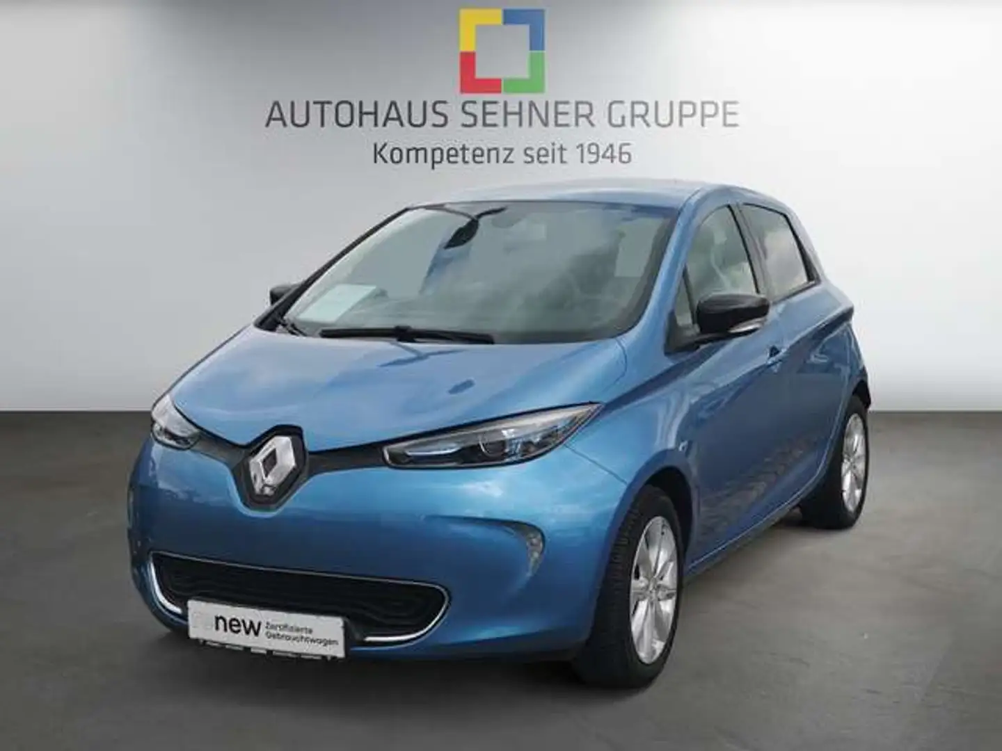Renault ZOE INTENS R240 zzgl Batt. Miete +Navi+Kamera Niebieski - 1