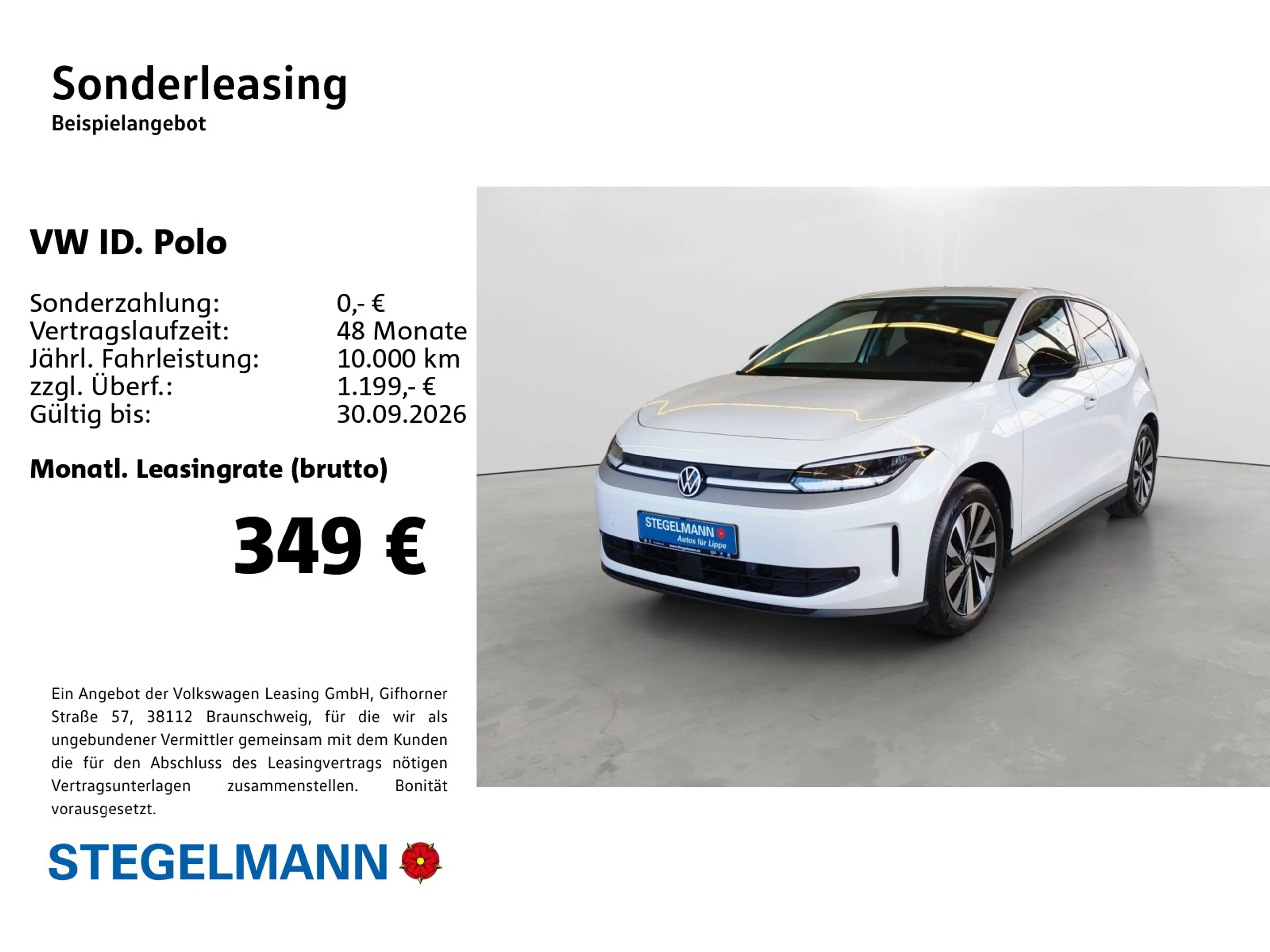 Volkswagen ID. Polo 52 kWh 1-Gang-Automatik Life