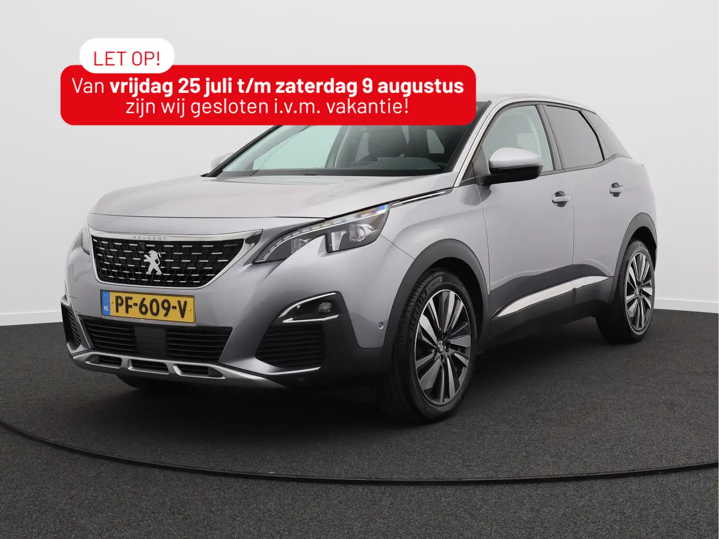 Peugeot 3008 1.2 PureTech Blue Lease Premium/ compleet! Grijs - 1