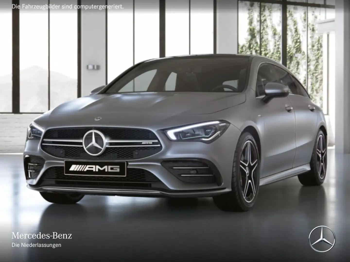 Mercedes-Benz CLA 35 AMG CLA 35 4M AMG+PANO+MULTIBEAM+BURMESTER+KAMERA+TOTW Grijs - 2