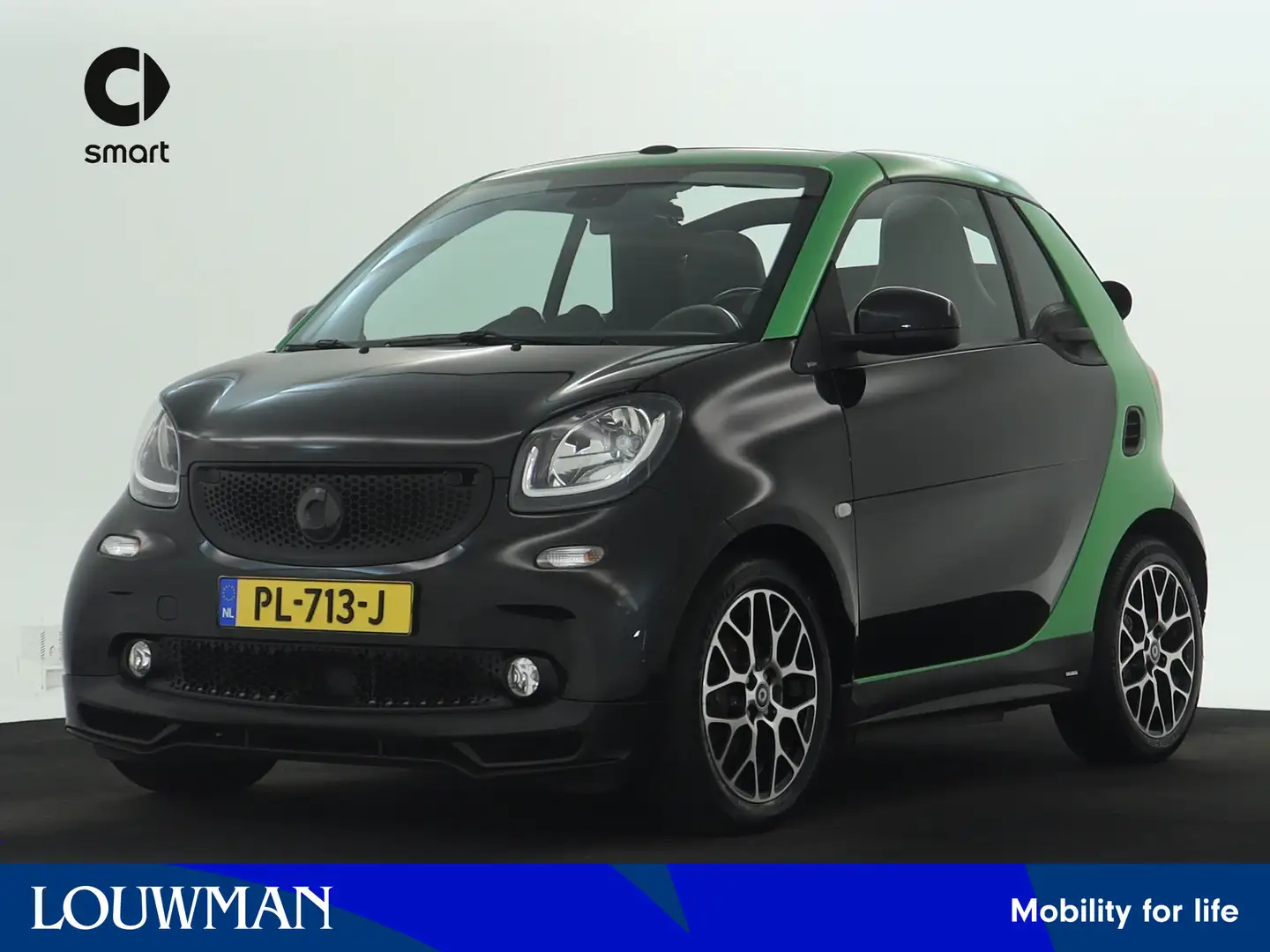 smart forTwo cabrio electric drive prime 18 kWh | Cruise Contro Zwart - 1