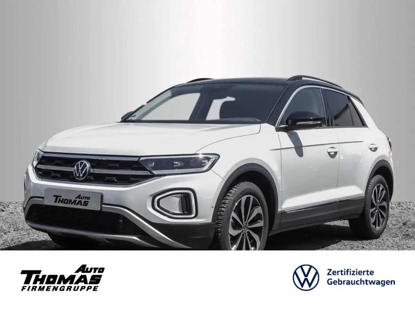 Volkswagen T-Roc Style  1.5 TSI DSG MATRIX+STDHZG+ACC Weiß - 1