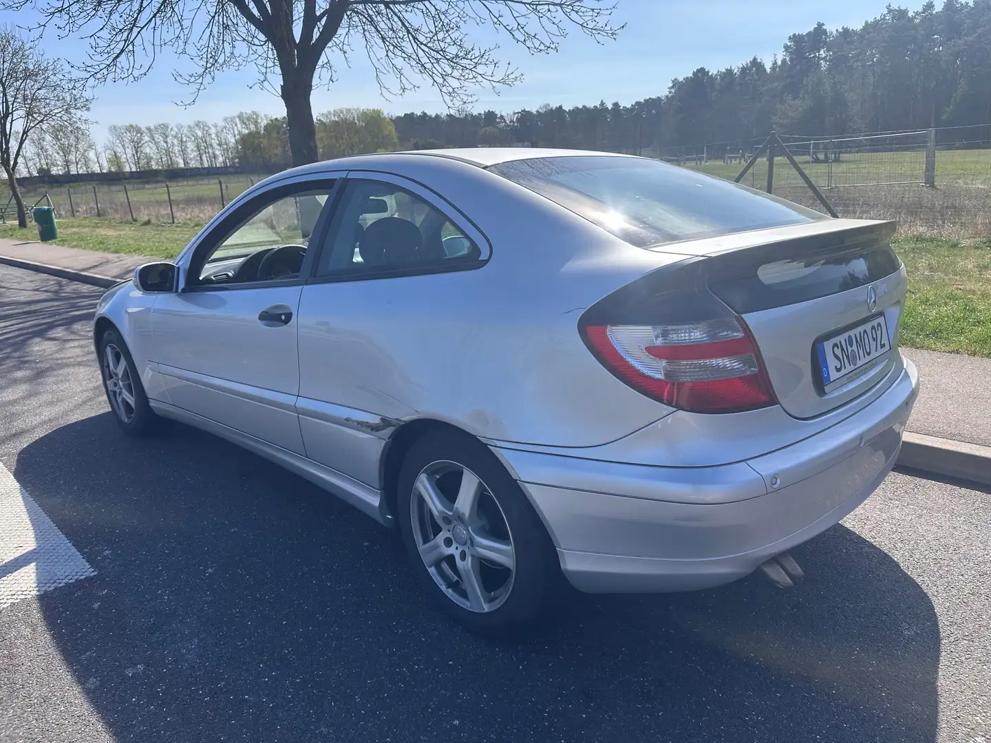 Mercedes-Benz C 220 Sport Coupé CDI Turbolader Schaden Silber - 2