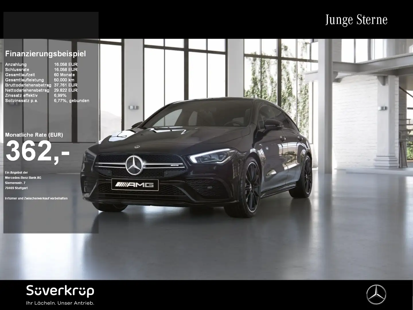 Mercedes-Benz CLA 35 AMG 4M SB NIGHT SPUR PANO 360 SHZ MULTI Schwarz - 1