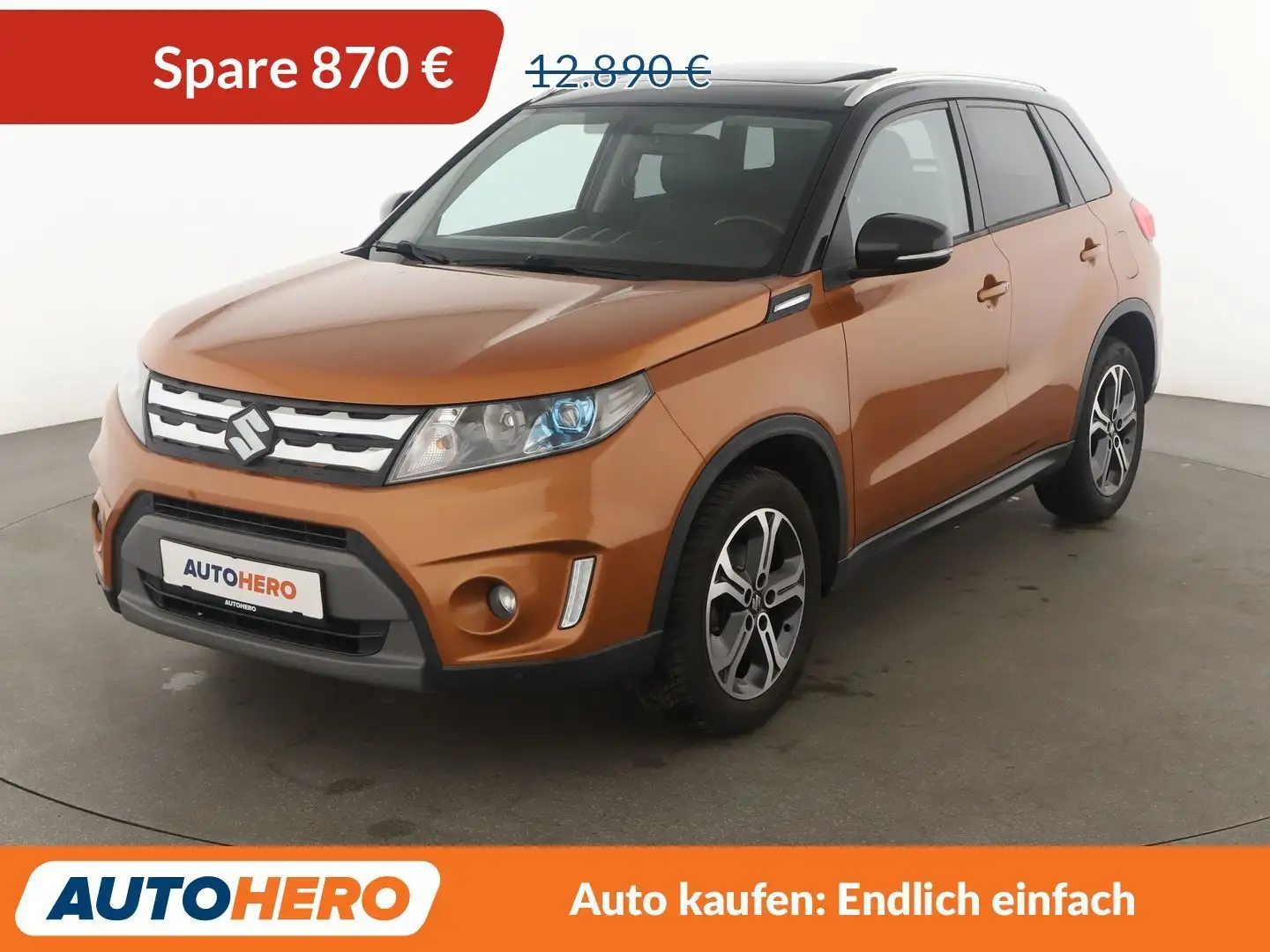 Suzuki Vitara 1.6 Comfort 4x2 Aut*NAVI*ACC*CAM*PDC*SHZ*AHK* Orange - 1