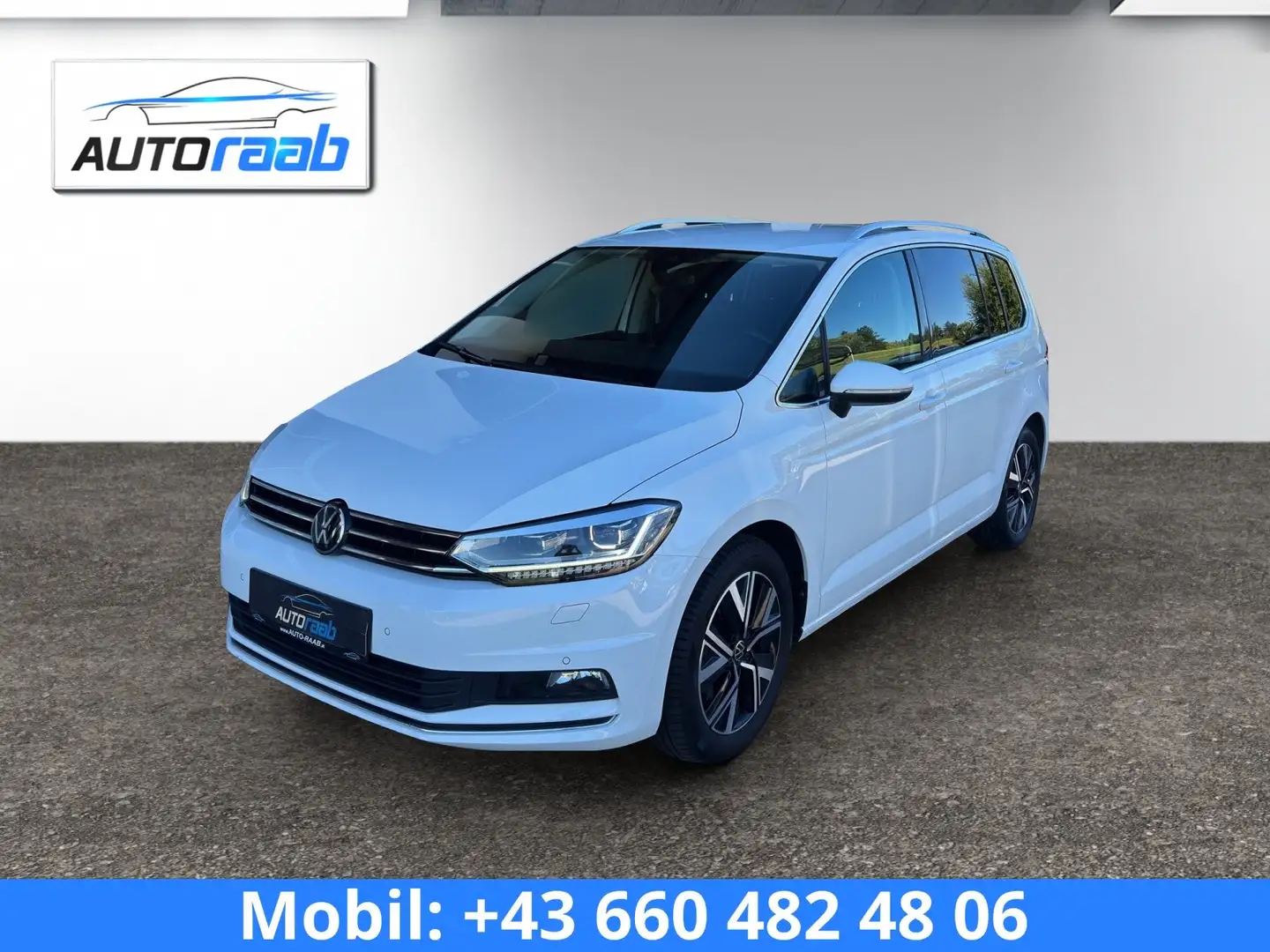 Volkswagen Touran Highline 2,0 TDI DSG *LED*STANDHZ*DIGITAL*RFK*ACC* Weiß - 1