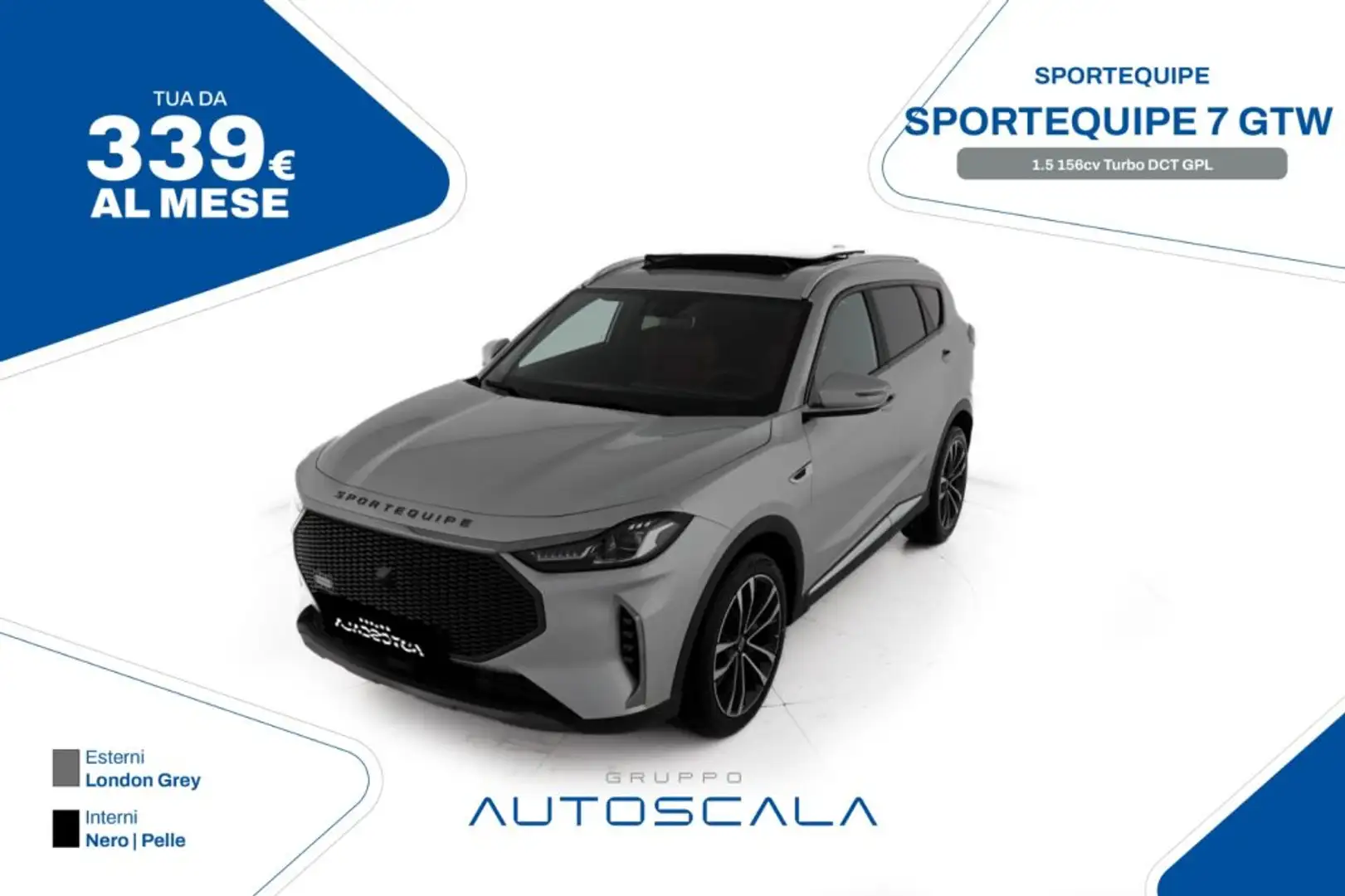 Sportequipe Sportequipe 7 GTW 1.5 156cv Turbo DCT GPL Grigio - 1