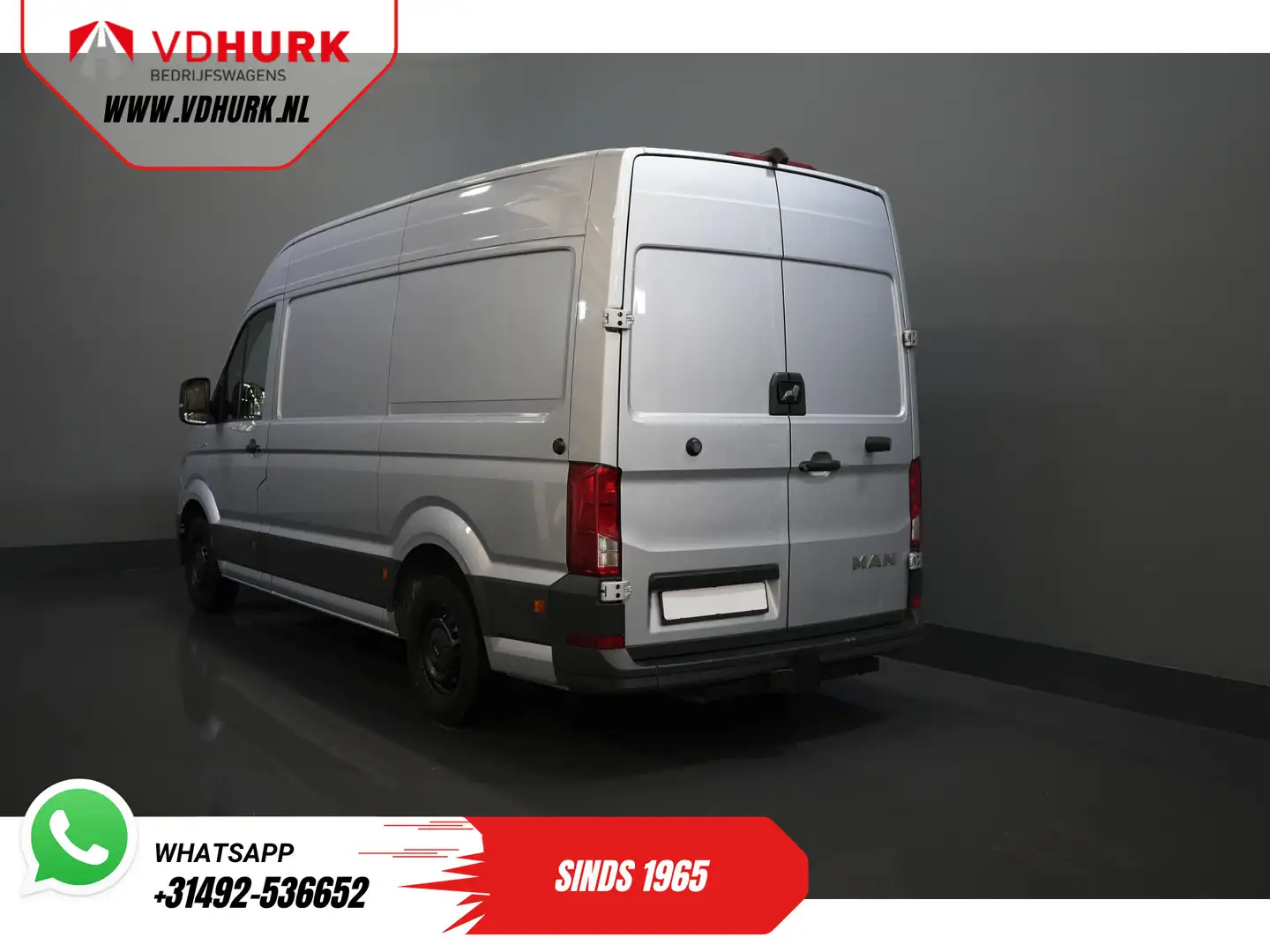 MAN TGE 35 2.0 140 pk DSG Aut. L3H3 Laadklep/ 270Gr. deure Argent - 2