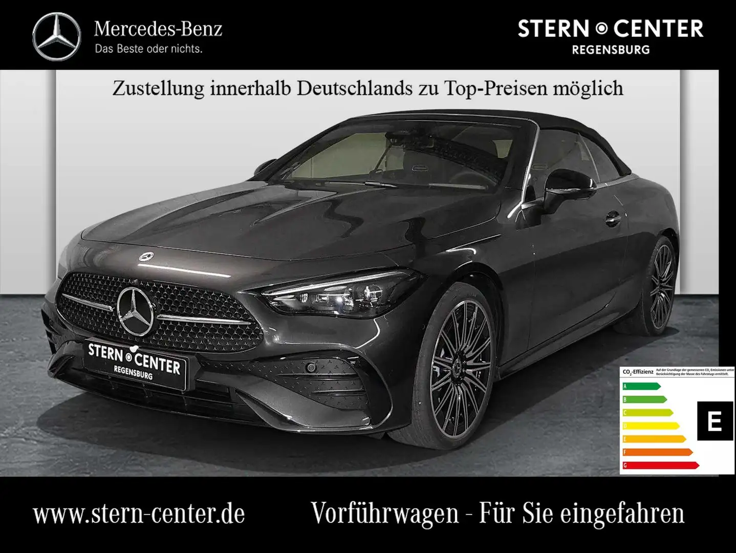 Mercedes-Benz CLE 200 Cabrio AMG+DISTRONIC+MEMORY+AHK+NIGHT+++ Gris - 1