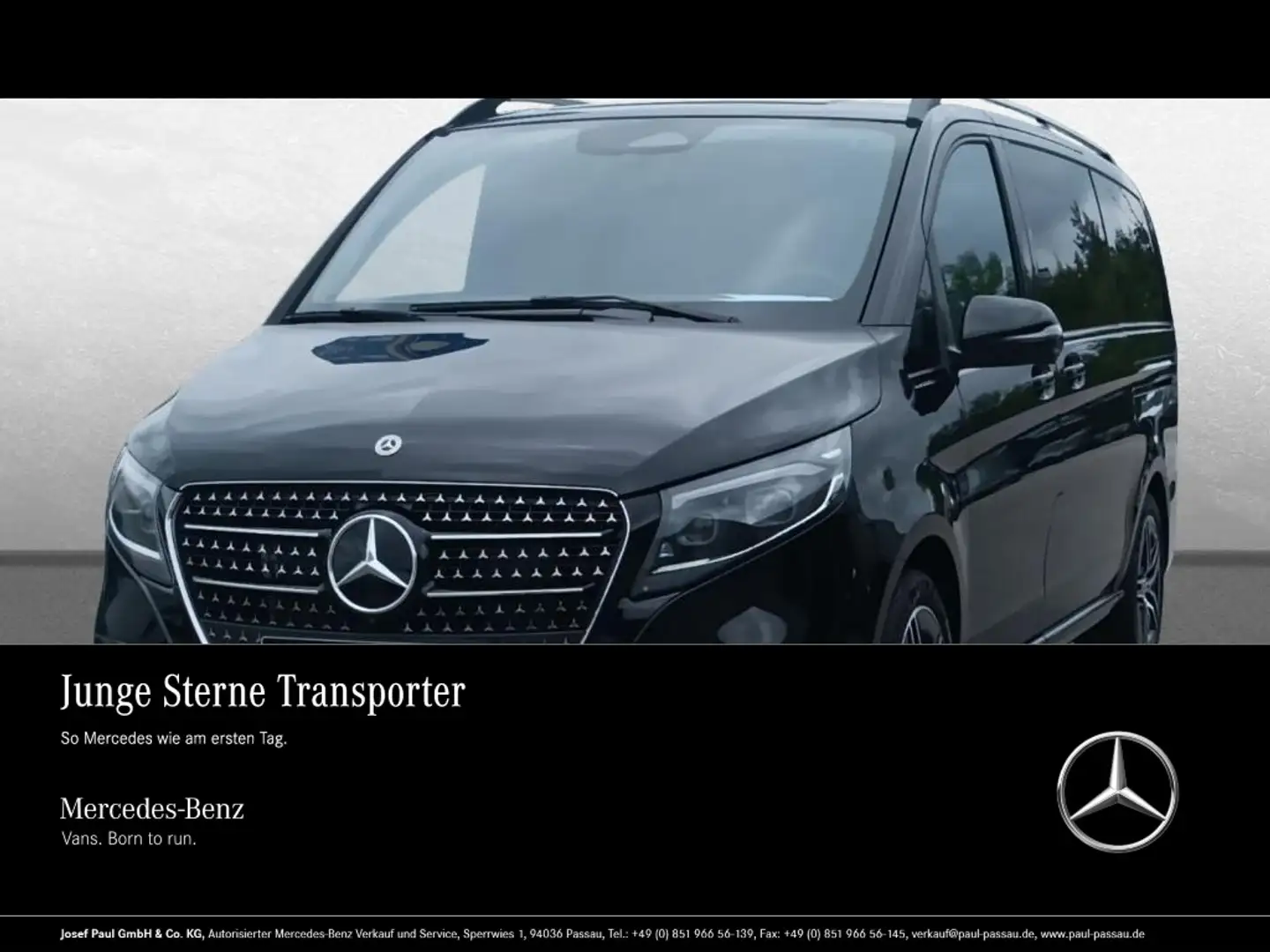 Mercedes-Benz V 300 d Avantgarde 4x4 AMG+AHK2,5+Sthzg+Distr Schwarz - 1
