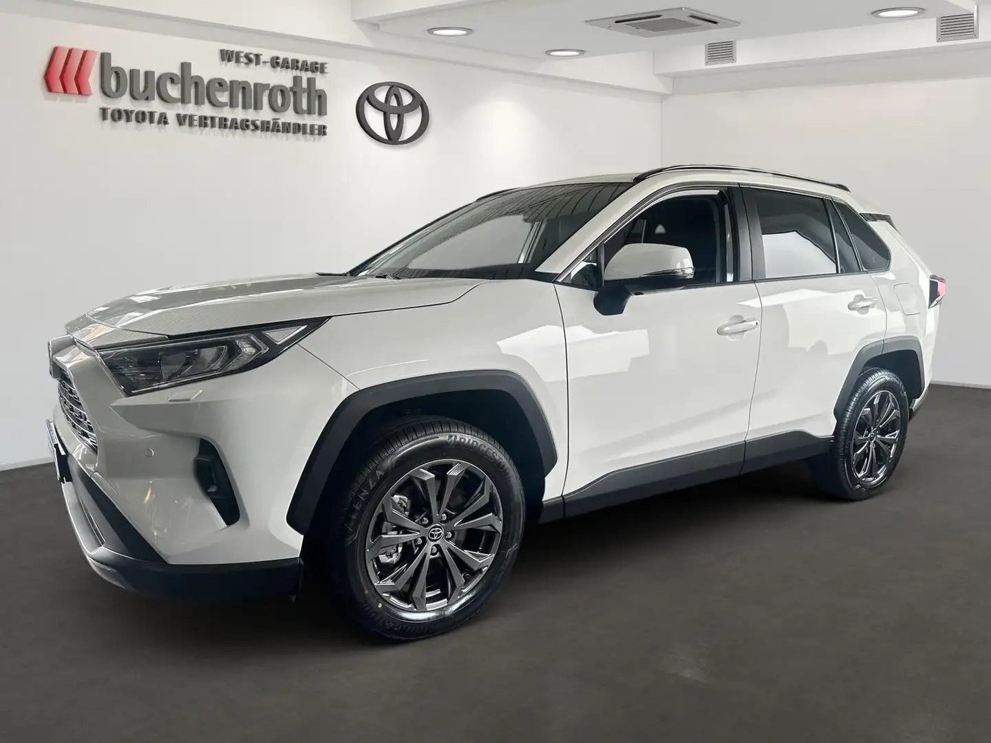 Toyota RAV 4 4 Hybrid 4x4 Team D+Leder Wit - 1