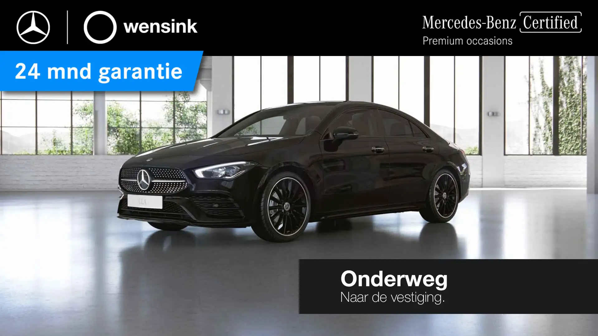 Mercedes-Benz CLA 180 AMG Line | Night | Panoramadak | 19" lichtmetalen Noir - 1