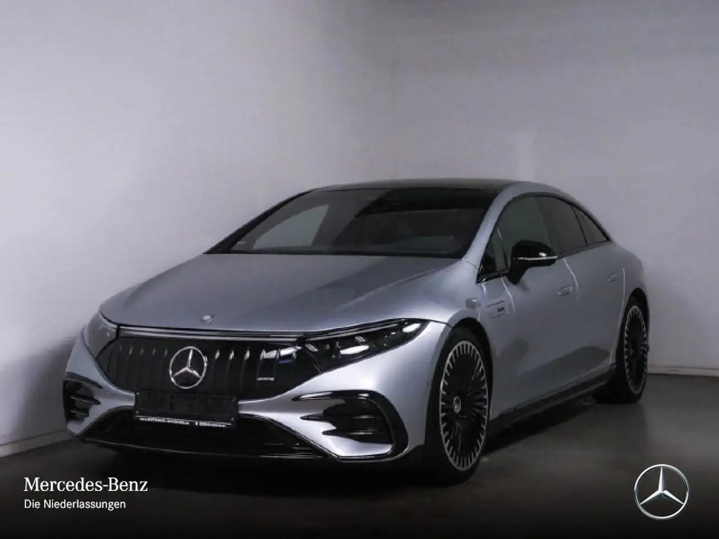 Mercedes-Benz EQS 53 AMG 4M Keramik Driversp Fahrass Fondent HUD Silber - 2