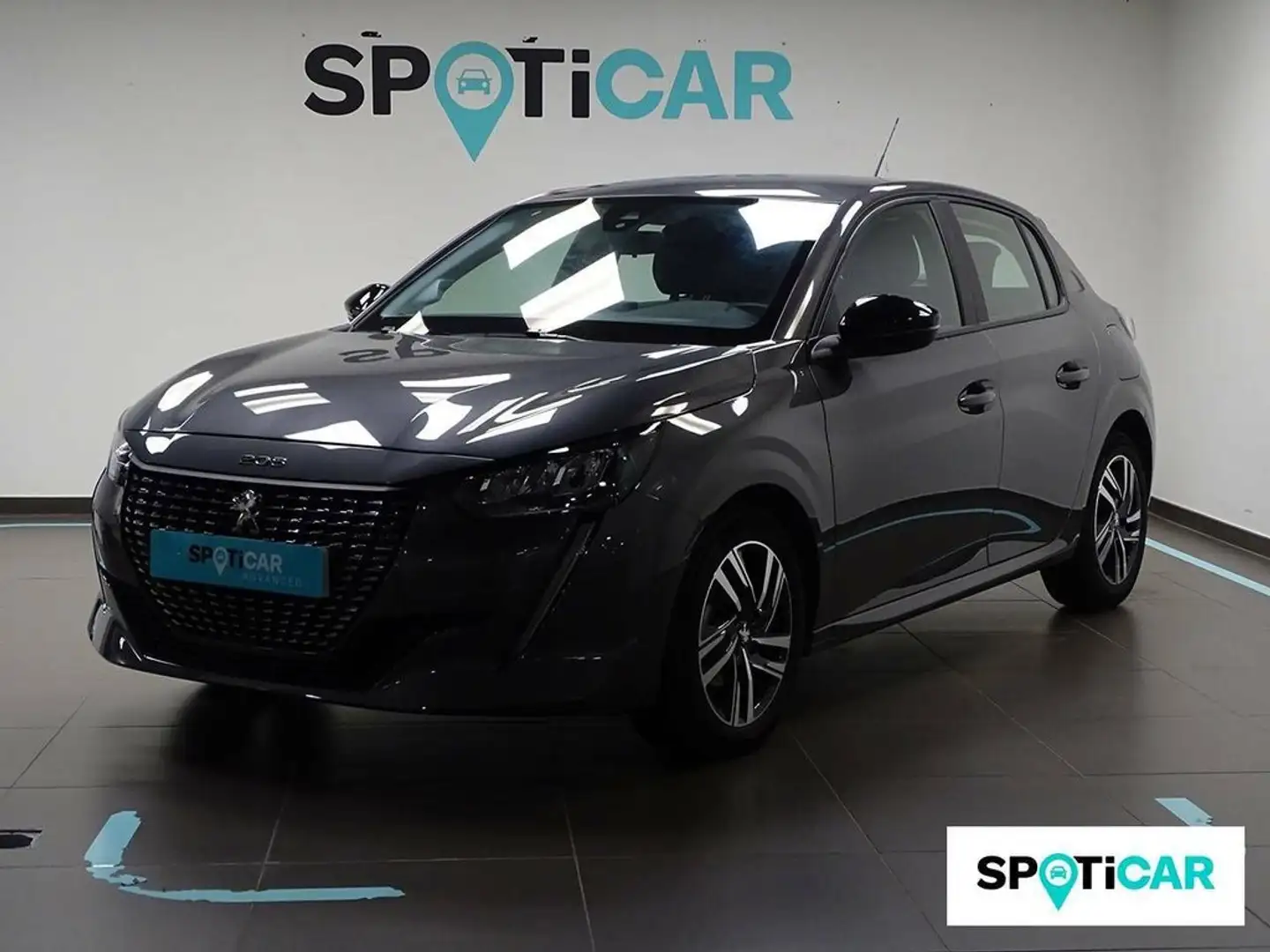 Peugeot 208 1.2 Puretech S&S Active Pack 75 Gris - 1