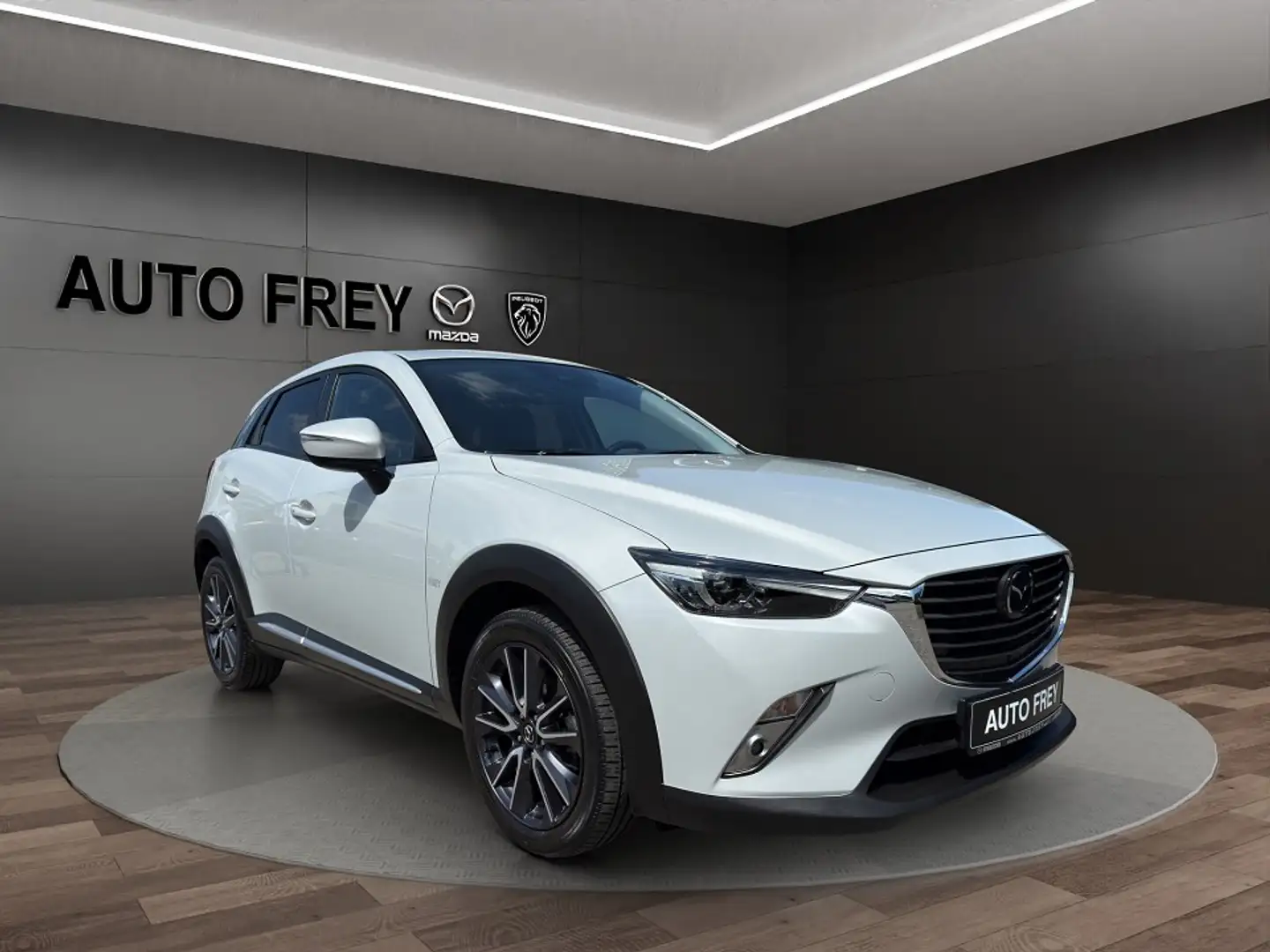 Mazda CX-3 120PS Sports-Line KAMERA+NAVI+KLIMA+SITZHEIZUNG+LE Weiß - 1