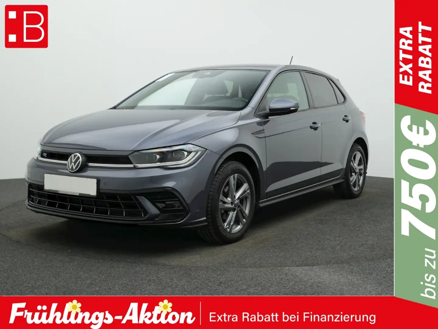 Volkswagen Polo 1.0 TSI R-Line IQ.DRIVE NAVI KAMERA ACC Grau - 1