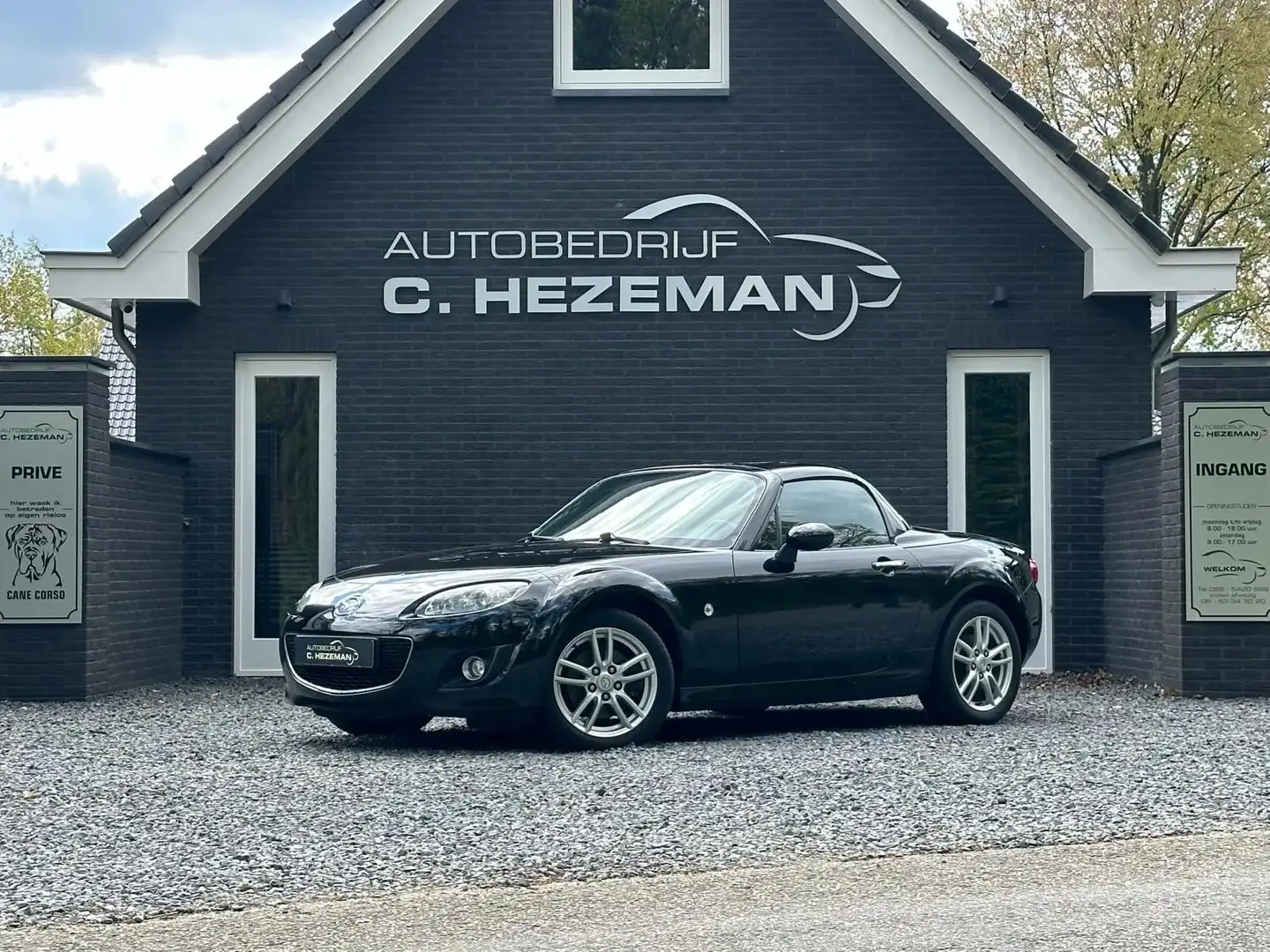 Mazda MX-5 Roadster Coupé 1.8 TS+ DealerOH Leder Nieuwstaat H Zwart - 2