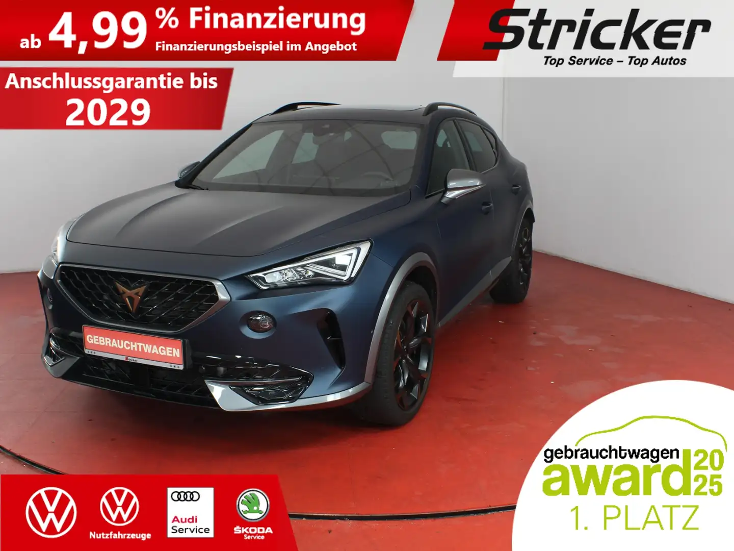 CUPRA Formentor VZ 2.0TSI DSG 416,-ohne Anzahlung Pano Navi Blau - 1