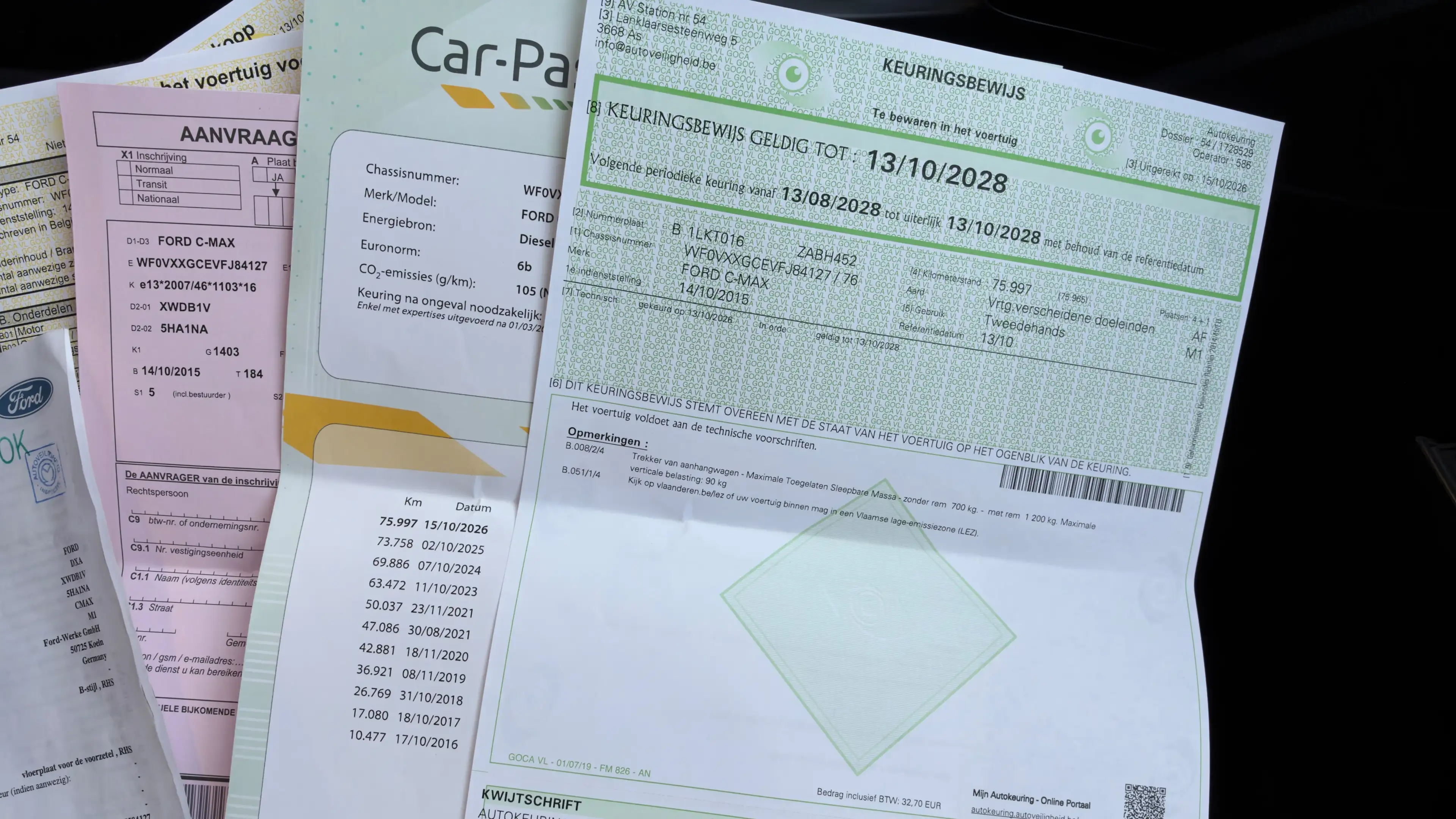 Ford C-Max FORD C-MAX 1.5 TDCi – 120 PK – EURO 6b – 1E EIGENAAR – GARANTIE-SLECHTS 76.016 KM — photo 9