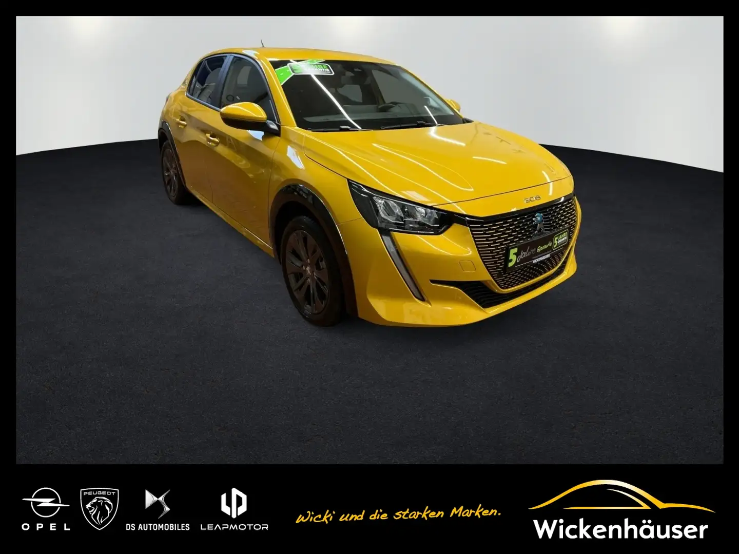 Peugeot 208 e- 136 (e-) e- Active Pack LED+SHZ+LM+PDC Gelb - 1