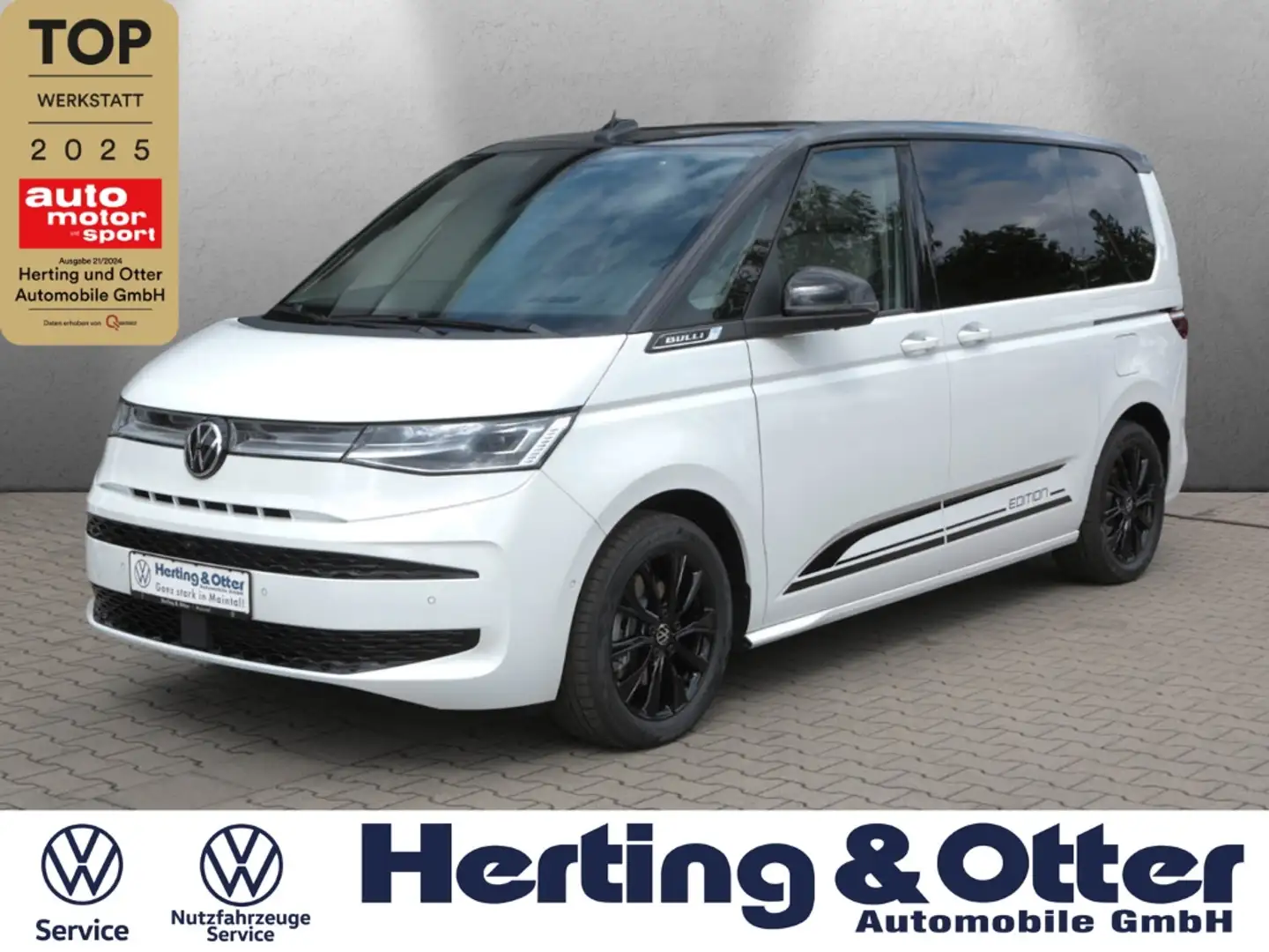 Volkswagen T7 Multivan Edition eHybrid 4X4 ACC LED AHK Pano Kamera SHZ Kl Weiß - 1