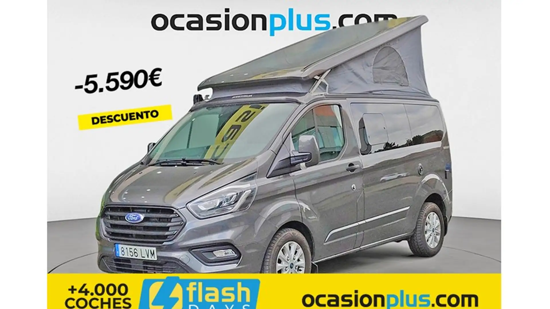 Ford Transit Custom FT 320 L1 Nugget EcoBlue Trend Pack Grijs - 1