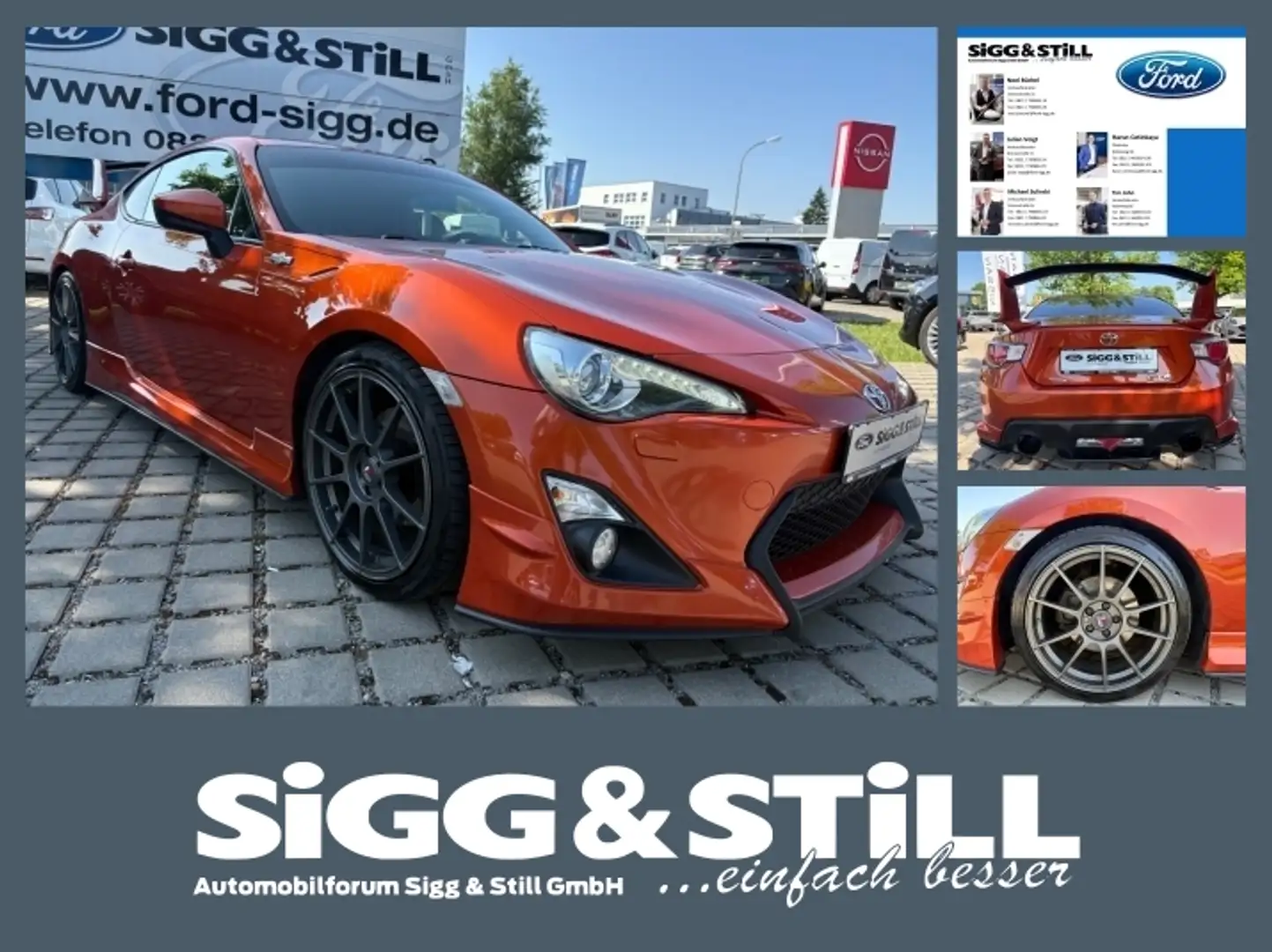 Toyota GT86 2.0 *AERO-PAKET*LM18*H&R*XENON*KLIMAAUTOMAT* Orange - 1