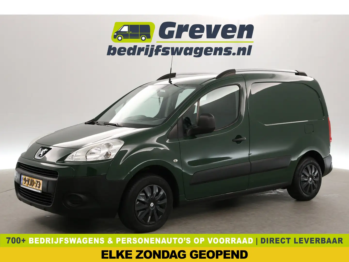 Peugeot Partner 1.6 HDI | Airco | Cruise | Trekh. | Gestoffeerde l Groen - 1
