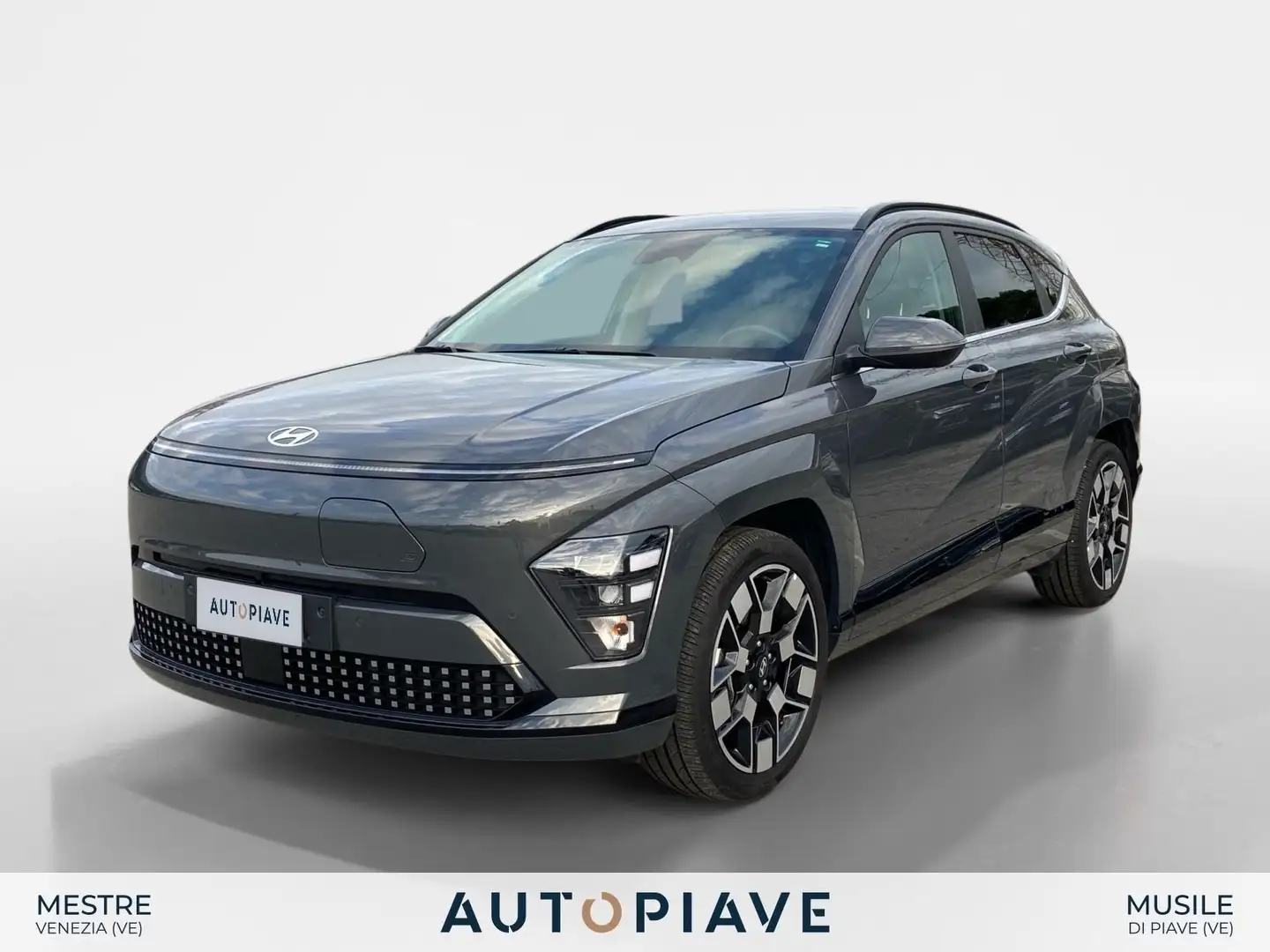 Hyundai KONA Kona EV 64.8 KWh Exclusive + Heat Pump + Tech Pack Grigio - 1