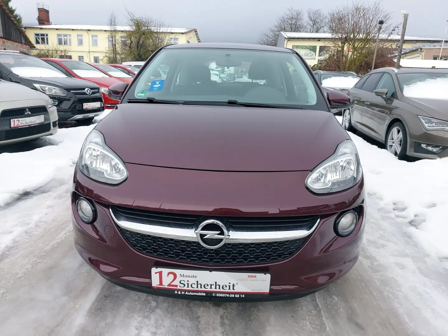 Opel Adam Jam Klima-Tempo-Alu 48000km Scheckheft Rot - 2