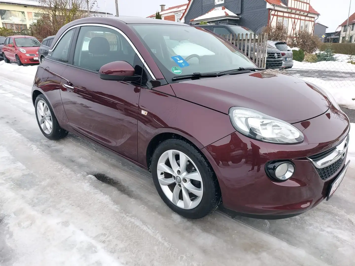 Opel Adam Jam Klima-Tempo-Alu 48000km Scheckheft Rot - 1