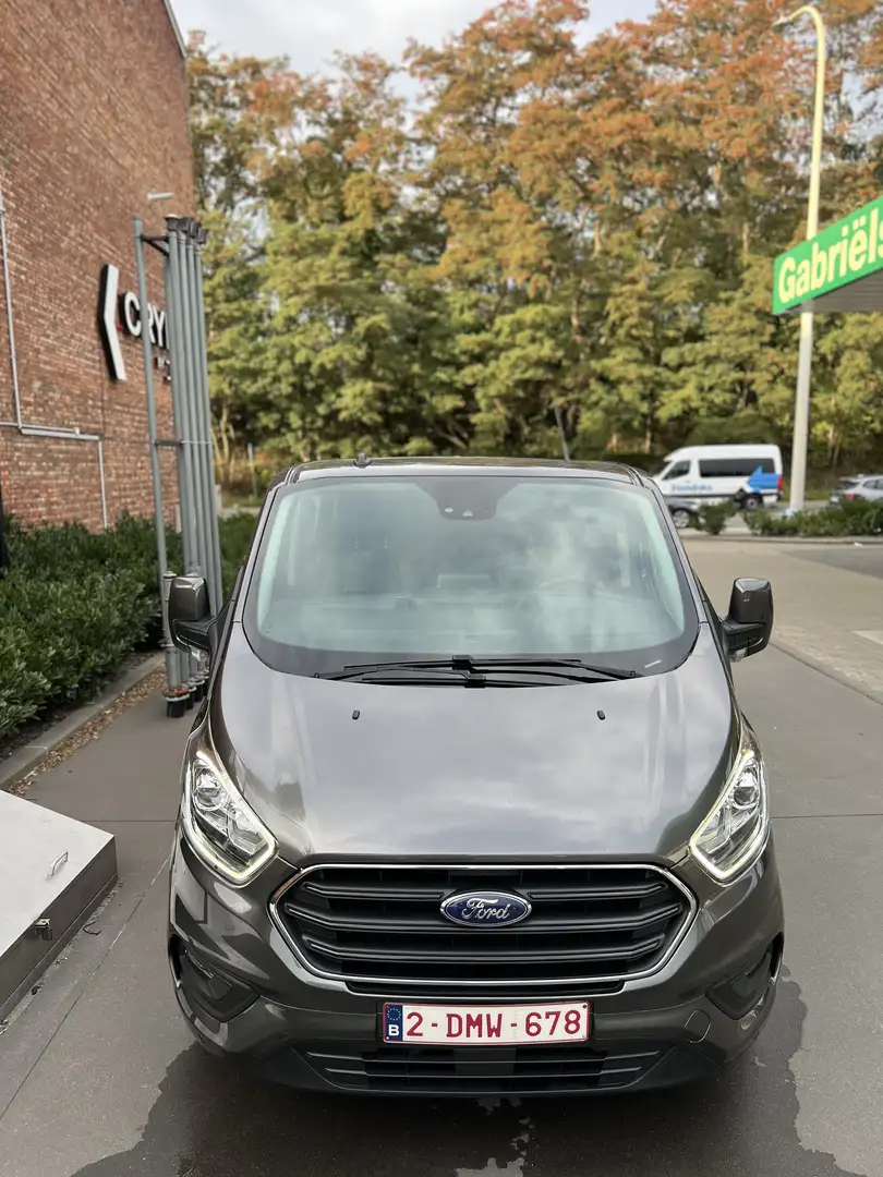 Ford Transit Bus dubbel cabine bestelwagen L2H1 Grijs - 1