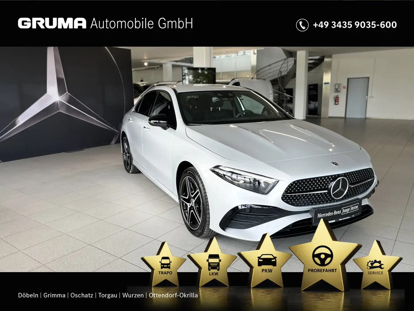 Mercedes-Benz A 250 A 250 e Limo AMG.Advanced.Plus+Burmester+Keyless Silber - 1