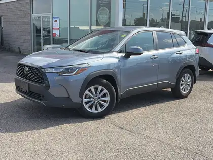 Silver 2023 Toyota Corolla Cross LE AWD SUV / Crossover All-Wheel Drive Continuously Variable Transmission