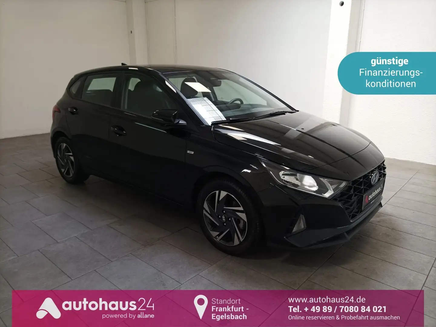 Hyundai i20 1.0 T-GDI Navi|CAM|USB|DAB Чёрный - 1