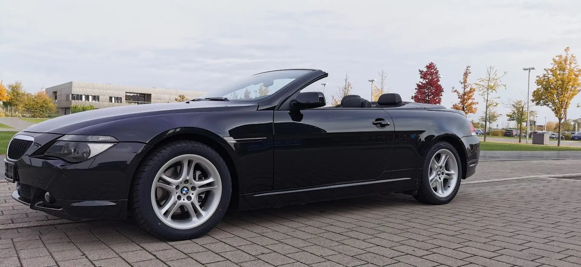 BMW 630 1.Hd.BMW Service,Unfallfrei,sehr gepfl. Vollauss Černá - 1