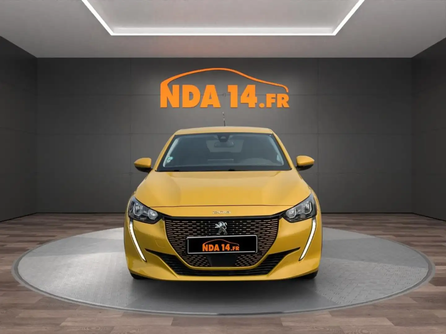 Peugeot 208 e- 136CH Allure Business Jaune - 2