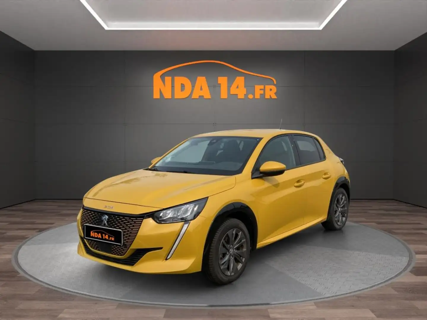 Peugeot 208 e- 136CH Allure Business Jaune - 1