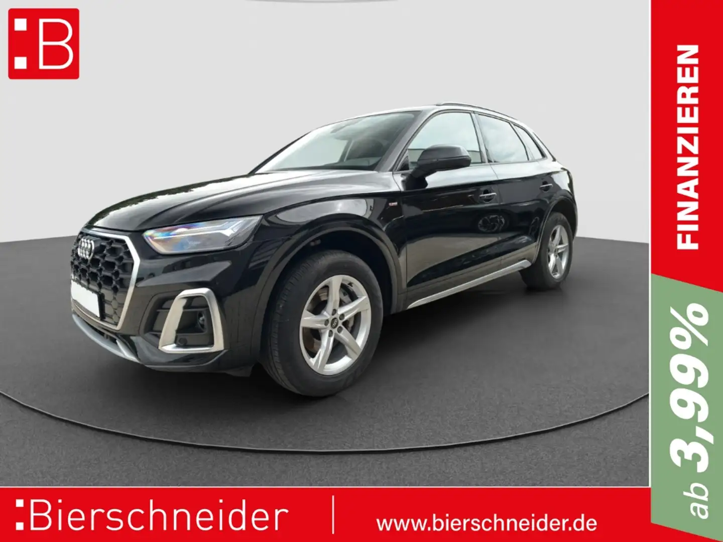Audi Q5 40 TDI quattro S tronic line AHK REAR VIEW NAVI Schwarz - 1