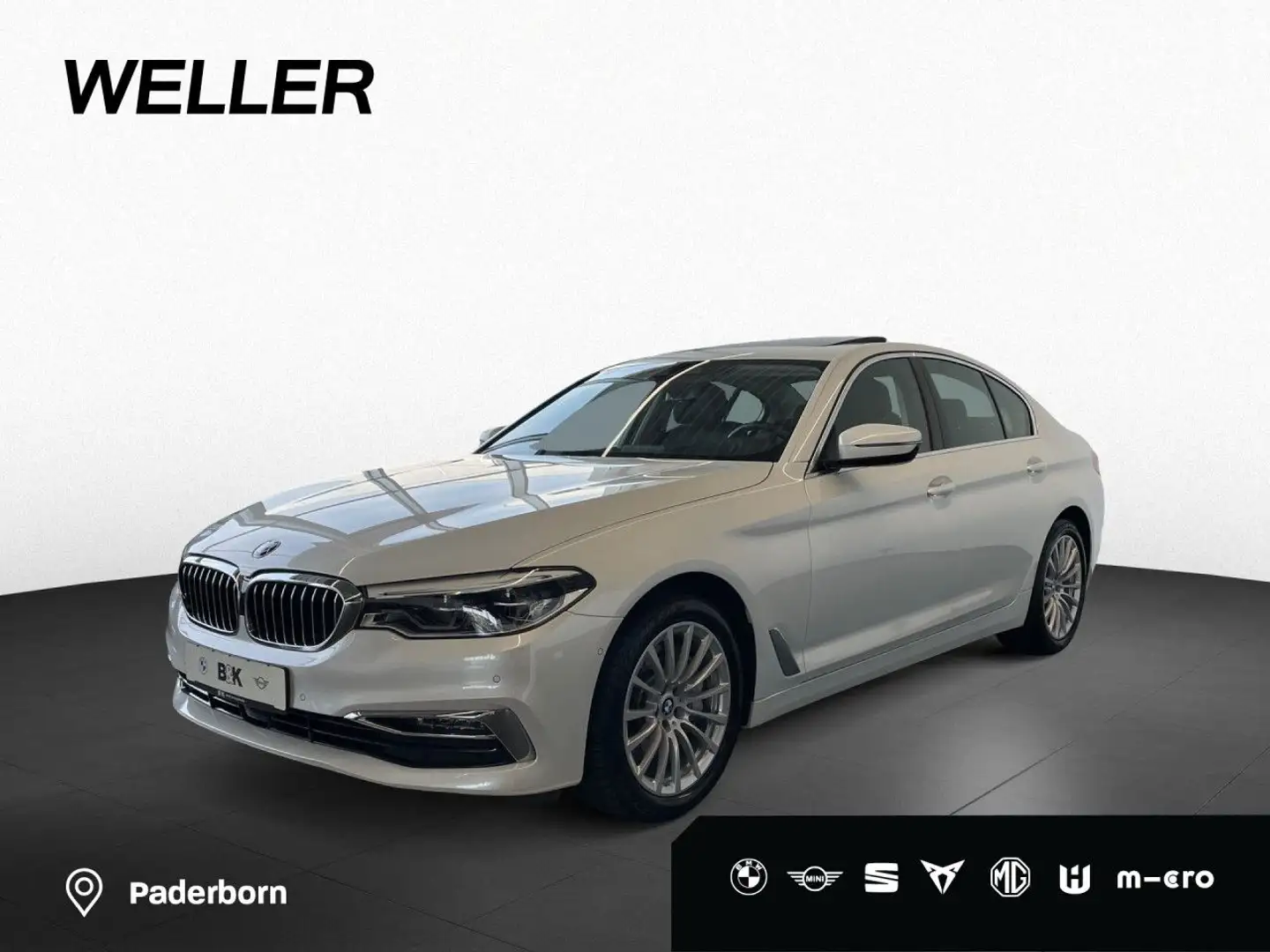 BMW 540 i Luxury Line - HUD,adLED,ACC,Komfsitze,Leder Weiß - 1