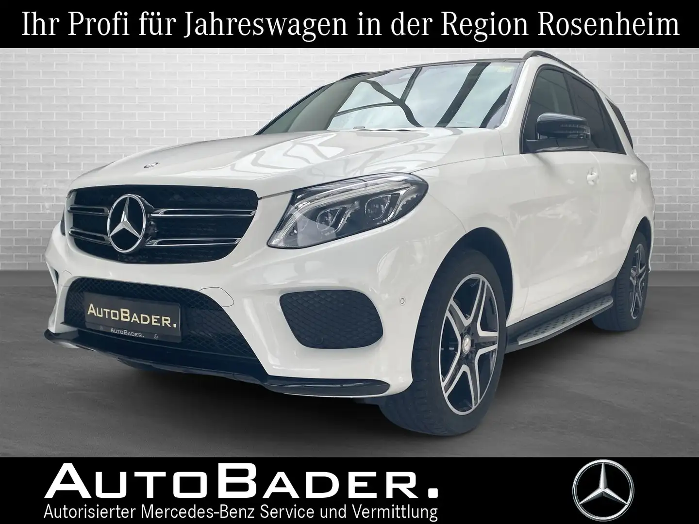 Mercedes-Benz GLE 350 GLE 350 d 4M AMG Comand PSD AHK NIGHT LED SpurPk Weiß - 1