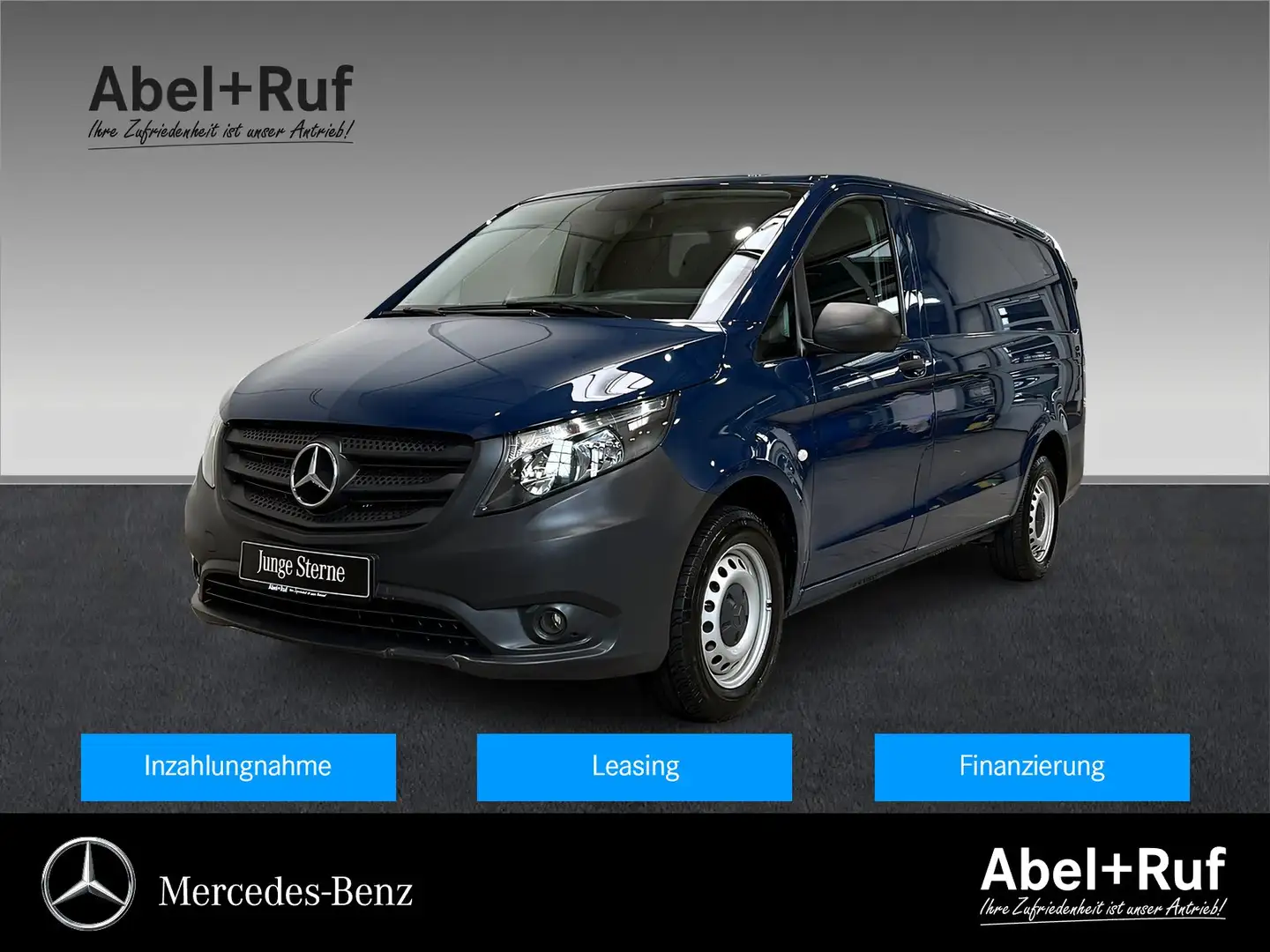 Mercedes-Benz Vito 116 CDI Kasten Lang Kamera+Tempo+Klima+DAB Modrá - 1