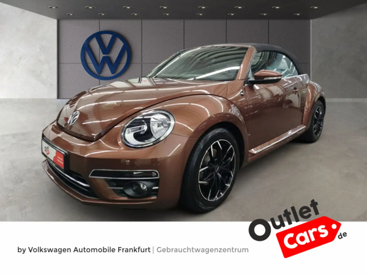 Volkswagen Beetle Cabriolet 1.2 TSI BMT Sound Navi Sitzheiz Braun - 1